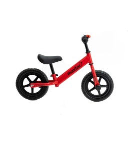 Bicicleta Maxtar pentru copii fara pedale Sebra, roti 12", rosu