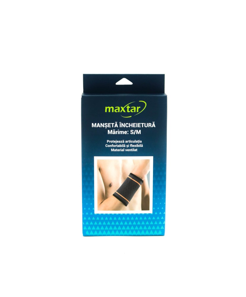 Manseta incheietura MAXTAR, flexibila, material ventilat, marime S/M
