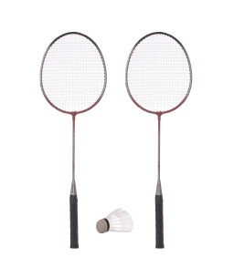 Set badminton Maxtar, Rosu/Negru, 80x20x4 cm