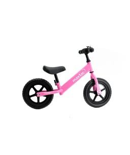Bicicleta Maxtar pentru copii fara pedale Sebra, roti 12", roz