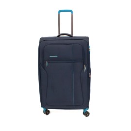 Troler Ultralight Albastru inchis / Turcoaz 80x47x30 cm, 3.85 kg, expandabil 30%