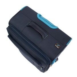 Troler Ultralight Albastru inchis / Turcoaz 80x47x30 cm, 3.85 kg, expandabil 30%