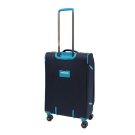 Troler Ultralight Albastru inchis / Turcoaz 69x42x26 cm, 3.22 kg, expandabil 30%