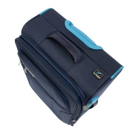 Troler Ultralight Albastru inchis / Turcoaz 69x42x26 cm, 3.22 kg, expandabil 30%