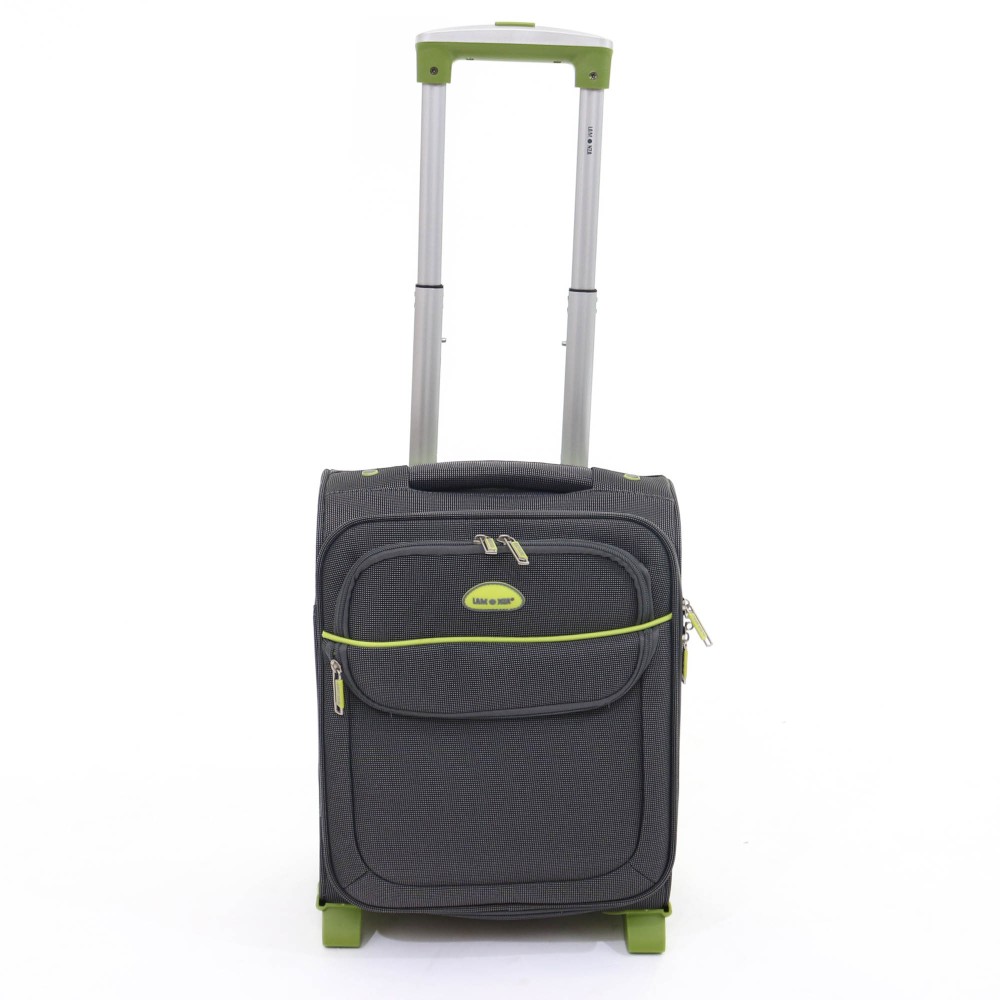 Troler Lamonza Superlight 40x30x21 cm, 1.8 kg, gri / verde