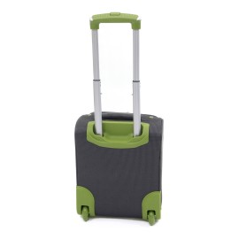 Troler Lamonza Superlight 40x30x21 cm, 1.8 kg, gri / verde