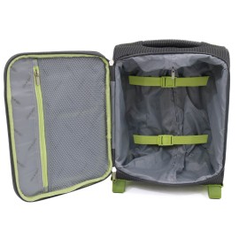 Troler Lamonza Superlight 40x30x21 cm, 1.8 kg, gri / verde