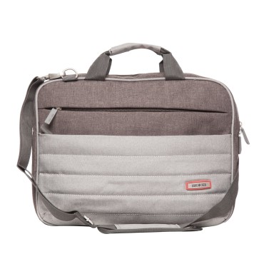 Geanta laptop 15 inch Siena 38x29x6 cm, 650 gr, gri