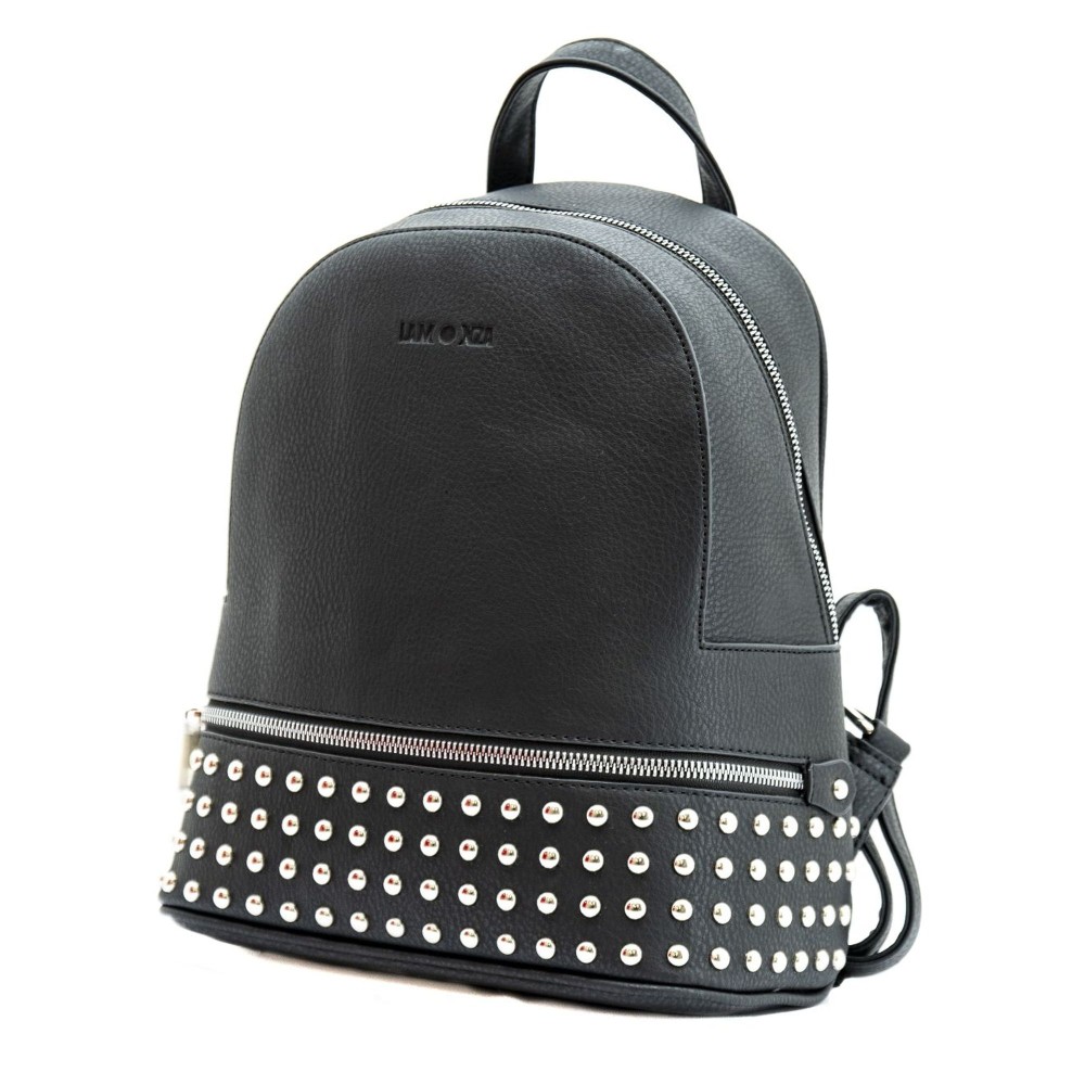Rucsac dama Lamonza Xena negru 25x30x14 cm