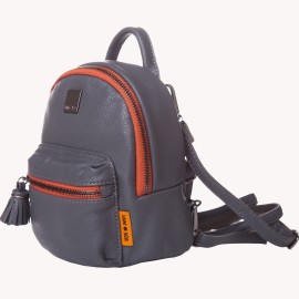 Rucsac dama Daisy 17x16x9 cm gri inchis