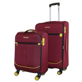 Troler Lime 55x36x22 cm, 2.25 kg, rosu / galben