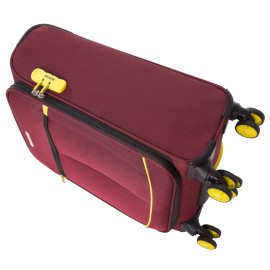 Troler Lime 55x36x22 cm, 2.25 kg, rosu / galben