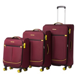 Troler Lime 55x36x22 cm, 2.25 kg, rosu / galben