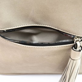 Rucsac dama Lamonza Azalya gri 27x13x28 cm