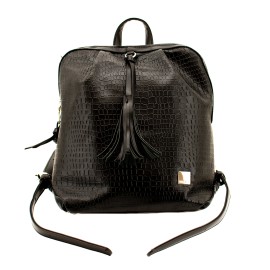 Rucsac dama Lamonza PORTA negru 24X30X11 CM