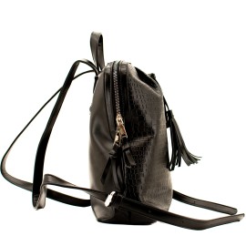 Rucsac dama Lamonza PORTA negru 24X30X11 CM