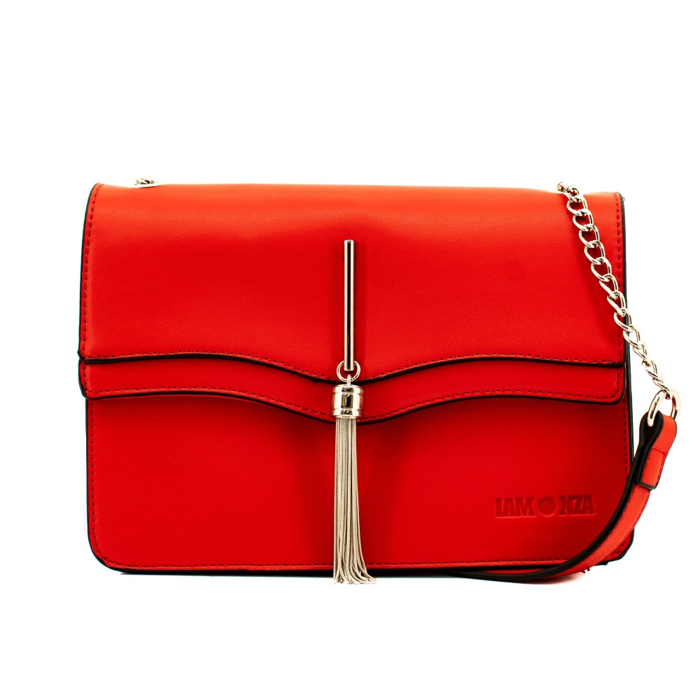 Geanta dama Lamonza ANELISSE rosu 23X15X7 CM