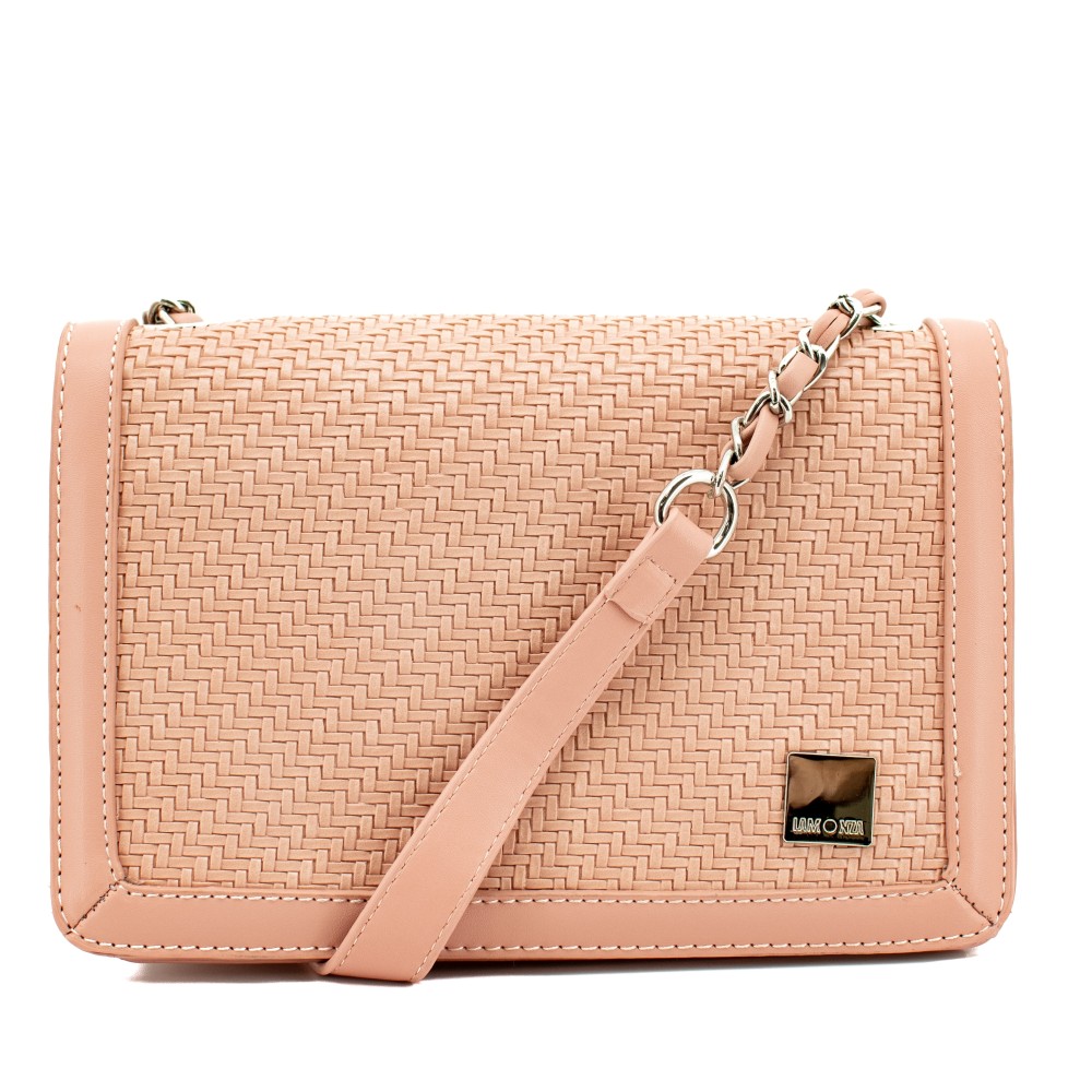 Geanta dama Lamonza ROCCA roz 23X15X8 CM