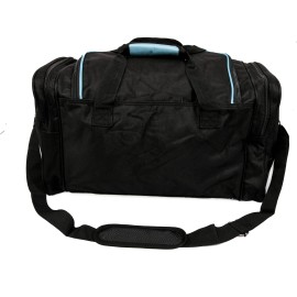 Geanta voiaj Toro 50x29x23 cm, negru/albastru