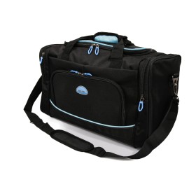 Geanta voiaj Toro 50x29x23 cm, negru/albastru