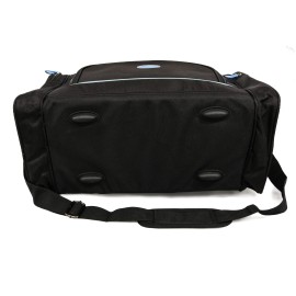 Geanta voiaj Toro 50x29x23 cm, negru/albastru