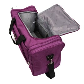 Geanta voiaj Toro 50x29x23 cm, mov/gri