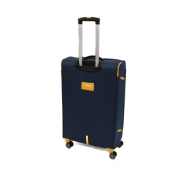 Troler Cruise, 78x47x29 cm, 3.5 kg, expandabil 30%, bleumarin/galben