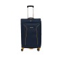 Troler Cruise, 78x47x29 cm, 3.5 kg, expandabil 30%, bleumarin/galben