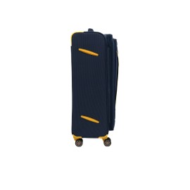 Troler Cruise, 78x47x29 cm, 3.5 kg, expandabil 30%, bleumarin/galben