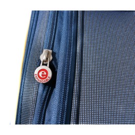 Troler Cruise, 78x47x29 cm, 3.5 kg, expandabil 30%, bleumarin/galben