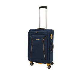 Troler Cruise, 68x41x26 cm, 3 kg, expandabil 30%, bleumarin/galben