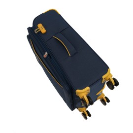 Troler Cruise, 68x41x26 cm, 3 kg, expandabil 30%, bleumarin/galben