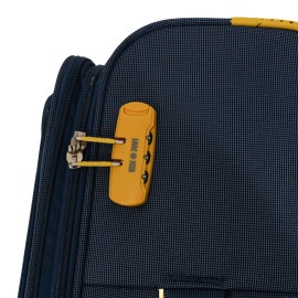 Troler Cruise, 68x41x26 cm, 3 kg, expandabil 30%, bleumarin/galben