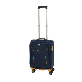 Troler Cruise, 55x37x22 cm, 2.4 kg, bleumarin/galben