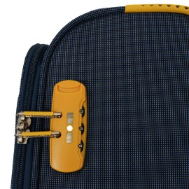 Troler Cruise, 55x37x22 cm, 2.4 kg, bleumarin/galben