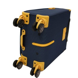 Troler Cruise, 55x37x22 cm, 2.4 kg, bleumarin/galben