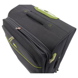 Troler Superlight, 78X47x29 cm, 3.6 kg, extensibil 30%, gri / verde