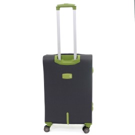 Troler Superlight 68x41x26 cm, 3.1 kg, expandabil 30%, gri / verde