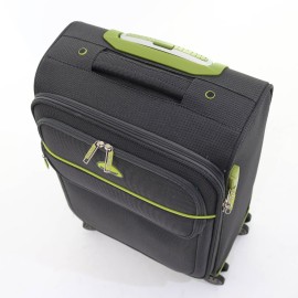 Troler Superlight 55x37x22 cm, 2.1 kg, gri / verde