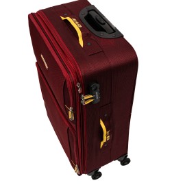 Troler Lime 69x41x24 cm, 2.9 kg, expandabil 30%, rosu / galben