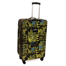 Troler Colage 79x44x26 cm, expandabil, 3.4 kg, print