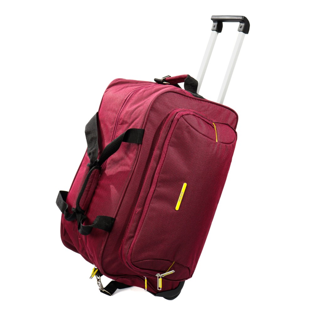 LAMONZA GEANTA DE VOIAJ CU TROLER LIME 55X30X30 CM ROSU