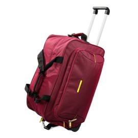 LAMONZA GEANTA DE VOIAJ CU TROLER LIME 55X30X30 CM ROSU