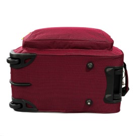 LAMONZA GEANTA DE VOIAJ CU TROLER LIME 55X30X30 CM ROSU