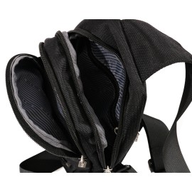 LAMONZA GEANTA CROSSBODY RIVIERA 31X22X8 CM GRI INCHIS