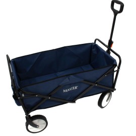 Carucior pliabil, Master, 4 roti, 100 l, albastru
