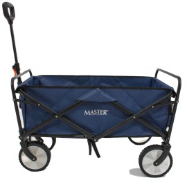 Carucior pliabil, Master, 4 roti, 100 l, albastru