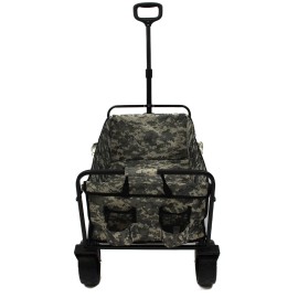 Carucior pliabil, Master, 4 roti, 85 l, camuflaj