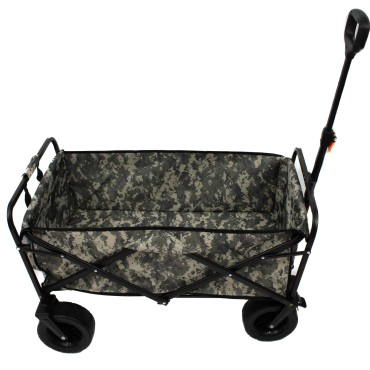 Carucior pliabil, Master, 4 roti, 85 l, camuflaj