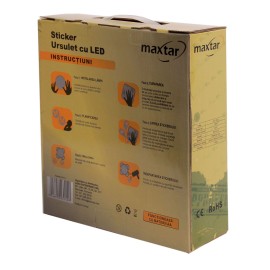 Sticker ursulet cu led Maxtar, masurator inaltime copii